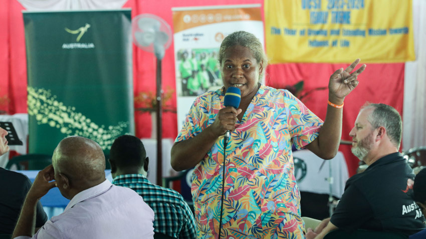 Naha community briefed