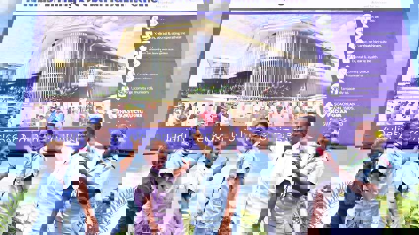 Ground-breaking for Naha Birthing and Urban Health Centre